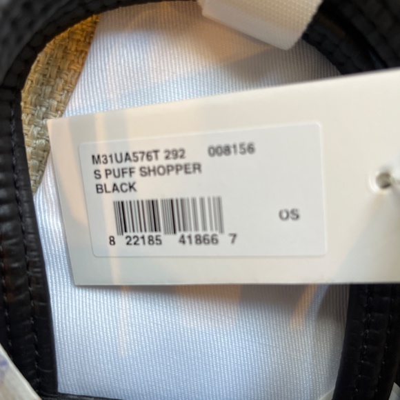 Brand New, Sold Out, Telfar X Moose Knuckles Small Black Puff Shopper - Picture 6 of 6